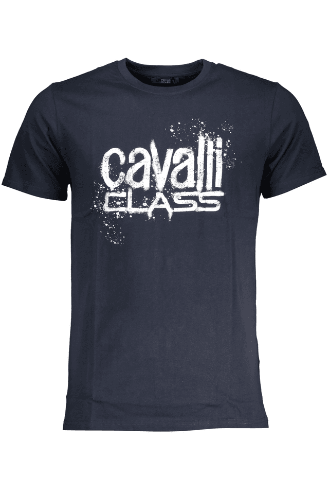 7813CAVALLI CLASS T-SHIRT MANICHE CORTE UOMO BLU