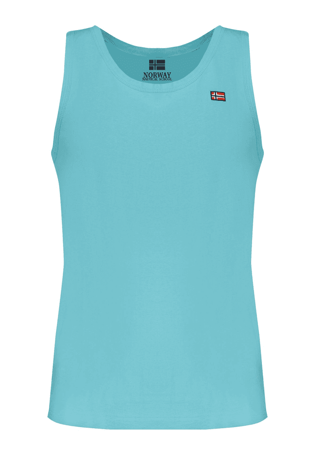 8161NORWAY 1963 CANOTTA UOMO AZZURRO
