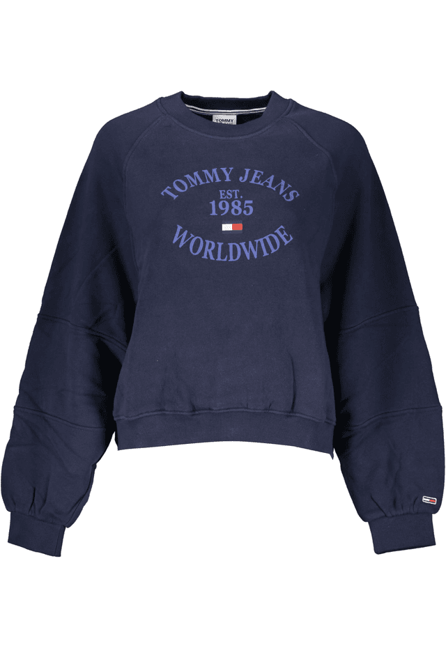6977TOMMY HILFIGER FELPA SENZA ZIP DONNA BLU