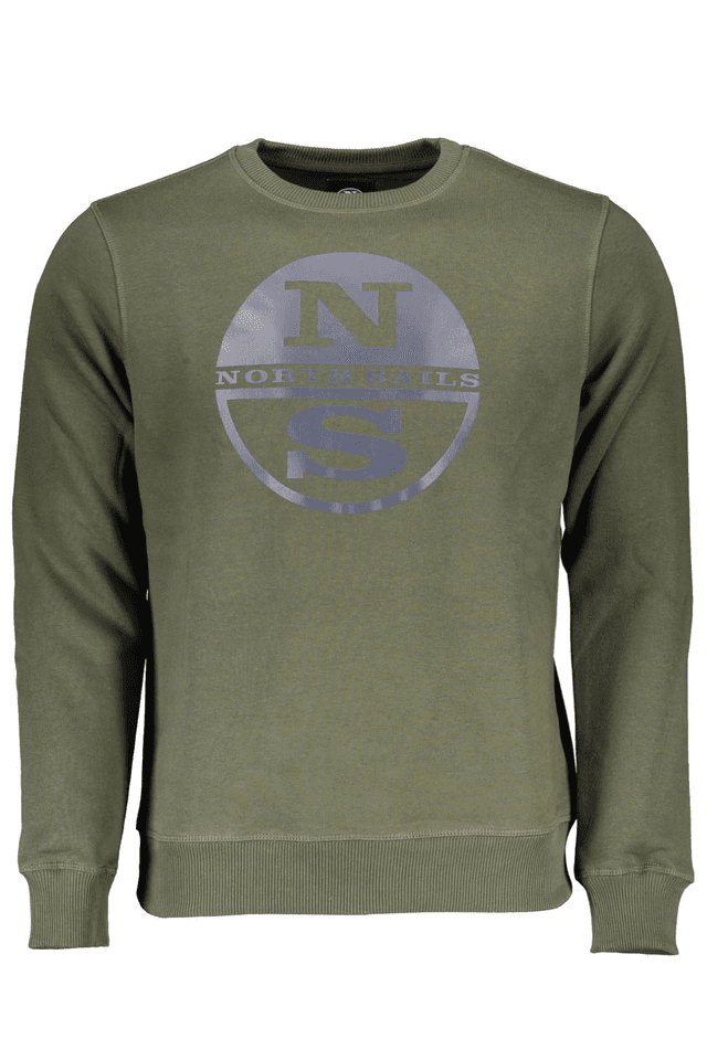 2466NORTH SAILS FELPA SENZA ZIP UOMO VERDE