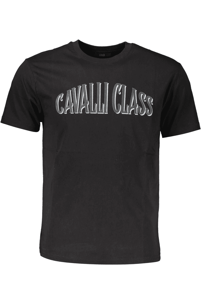 4170CAVALLI CLASS T-SHIRT MANICHE CORTE UOMO NERO