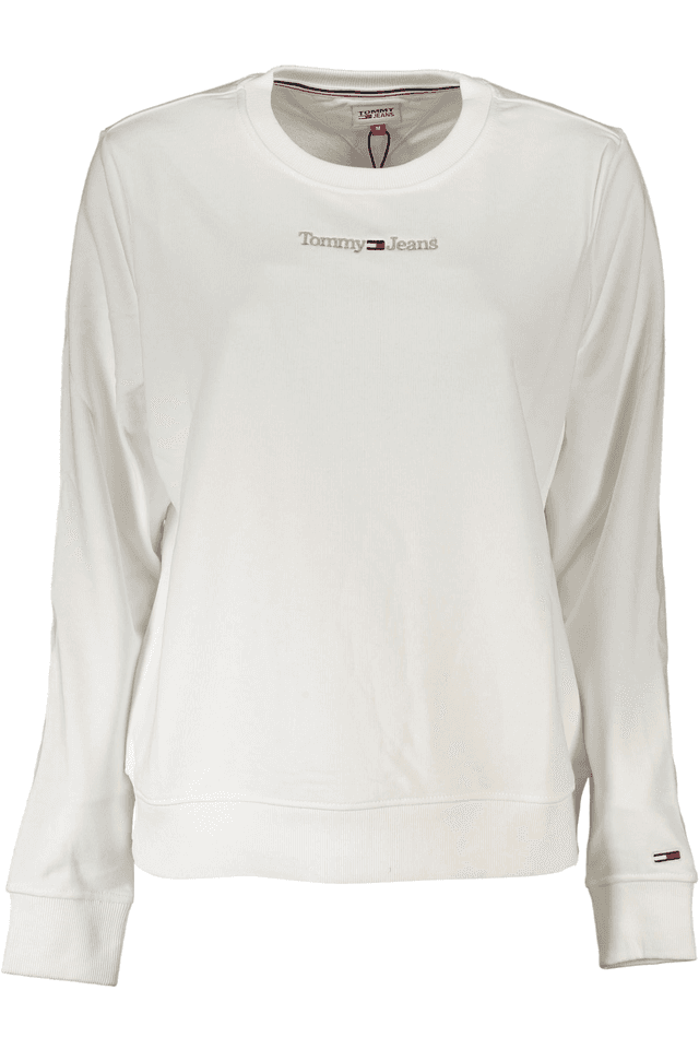 5661TOMMY HILFIGER FELPA SENZA ZIP DONNA BIANCO