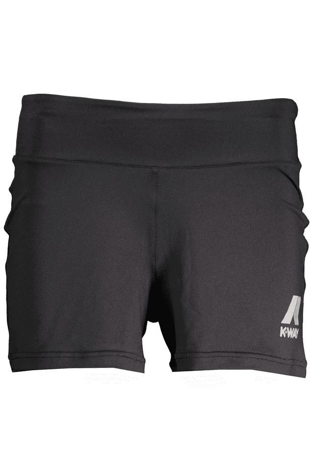 9196K-WAY PANTALONE SHORT DONNA NERO