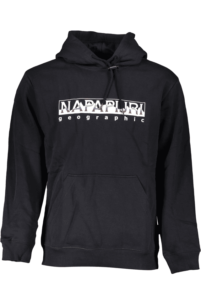 5758NAPAPIJRI FELPA SENZA ZIP UOMO NERO