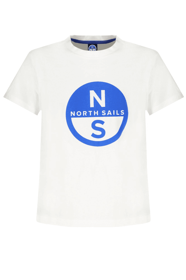 8606NORTH SAILS T-SHIRT MANICHE CORTE BAMBINO BIANCO