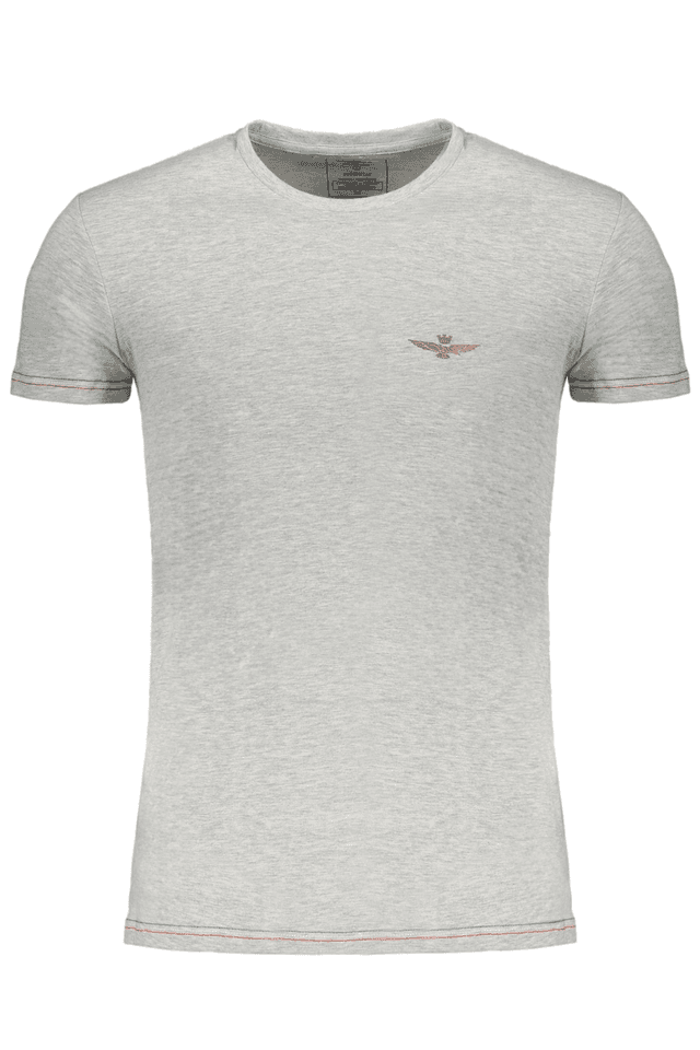 9551AERONAUTICA MILITARE T-SHIRT MANICHE CORTE UOMO GRIGIO