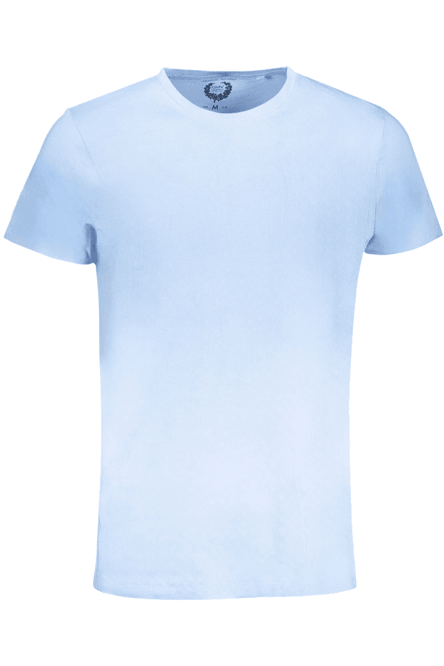 9559GIAN MARCO VENTURI T-SHIRT MANICHE CORTE UOMO AZZURRO