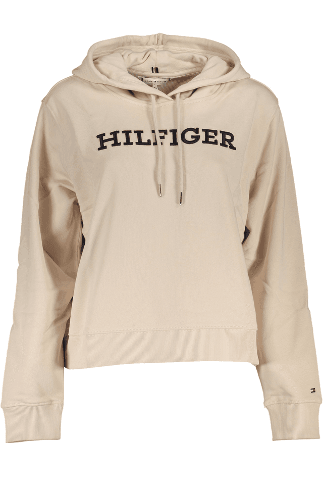 5875TOMMY HILFIGER FELPA SENZA ZIP DONNA BEIGE