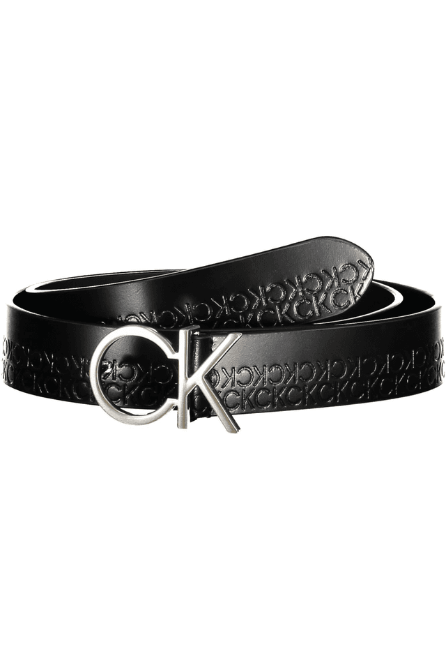 7245CALVIN KLEIN CINTURA IN PELLE DONNA NERO