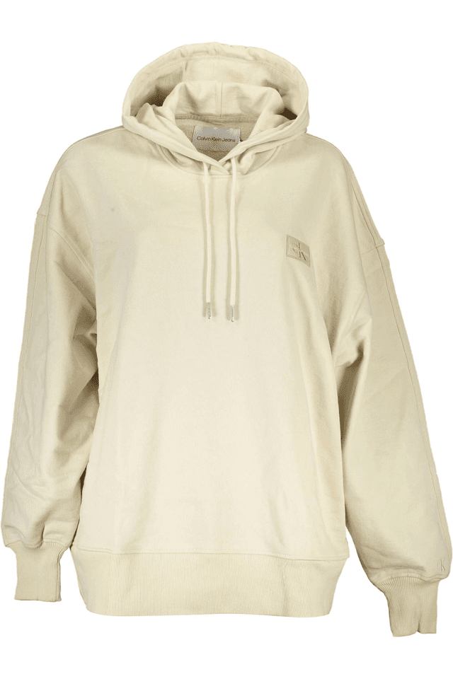 2556CALVIN KLEIN FELPA SENZA ZIP DONNA BEIGE