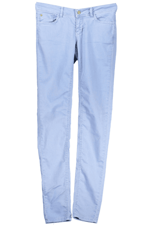 3527FRACOMINA PANTALONE DONNA AZZURRO