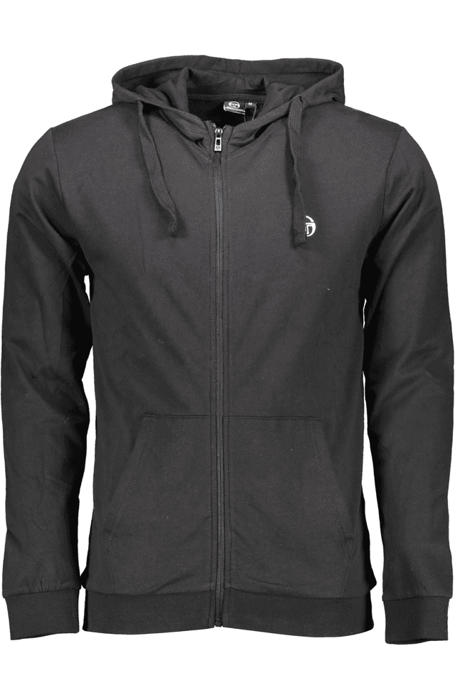 1274SERGIO TACCHINI FELPA CON ZIP UOMO NERO