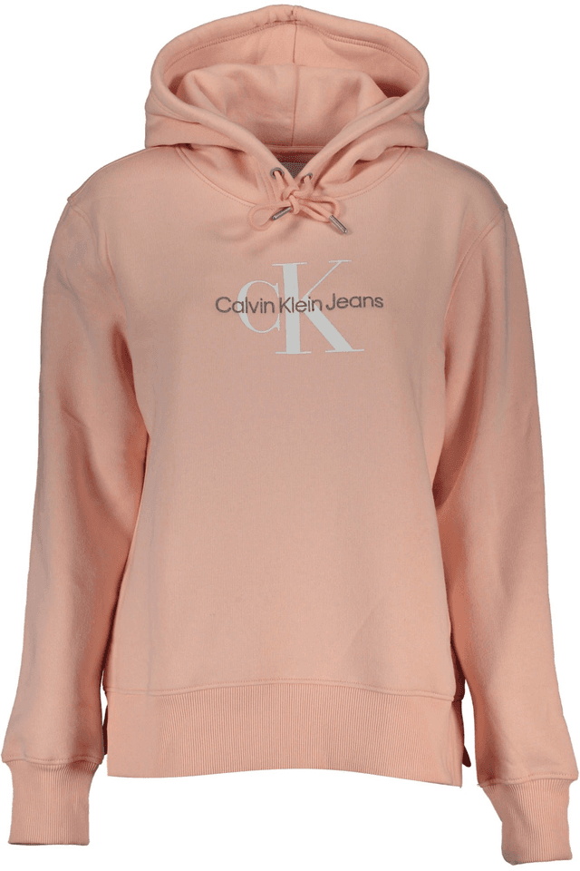 6431CALVIN KLEIN FELPA SENZA ZIP DONNA ROSA