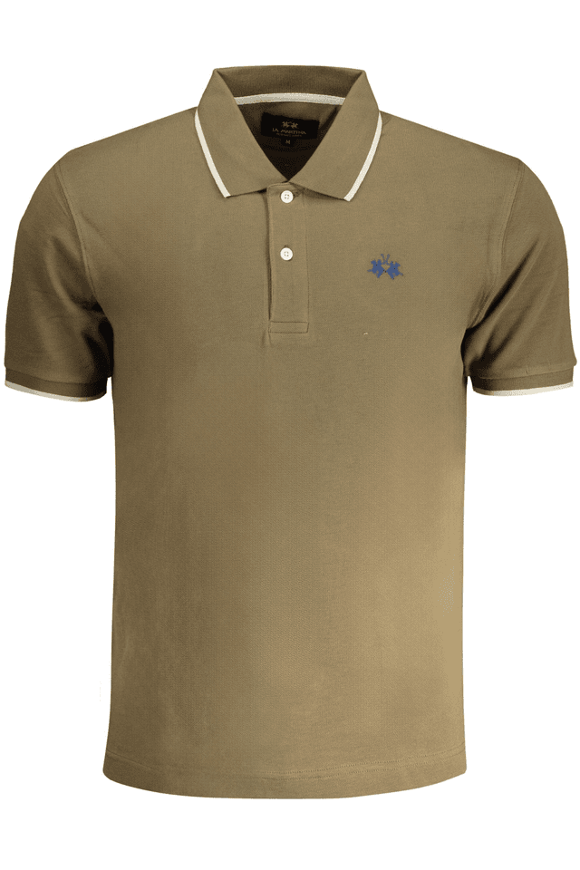 9042LA MARTINA POLO MANICHE CORTE UOMO VERDE
