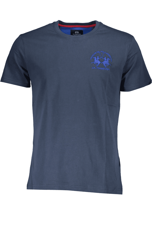 4864LA MARTINA T-SHIRT MANICHE CORTE UOMO BLU