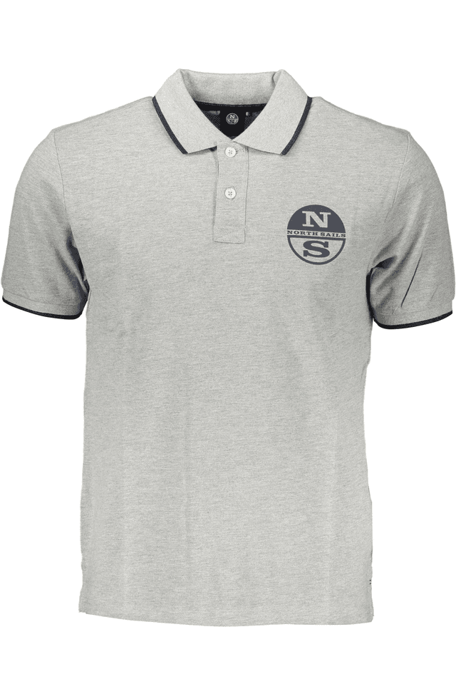 7175NORTH SAILS POLO MANICHE CORTE UOMO GRIGIO