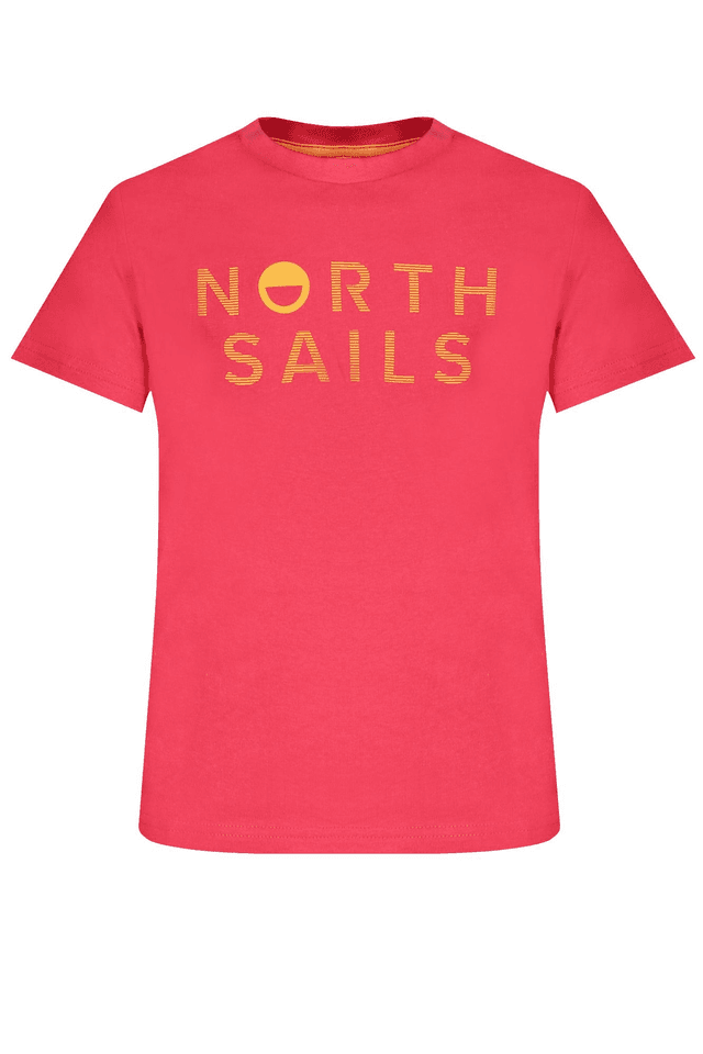 8397NORTH SAILS T-SHIRT MANICHE CORTE BAMBINO ROSSO