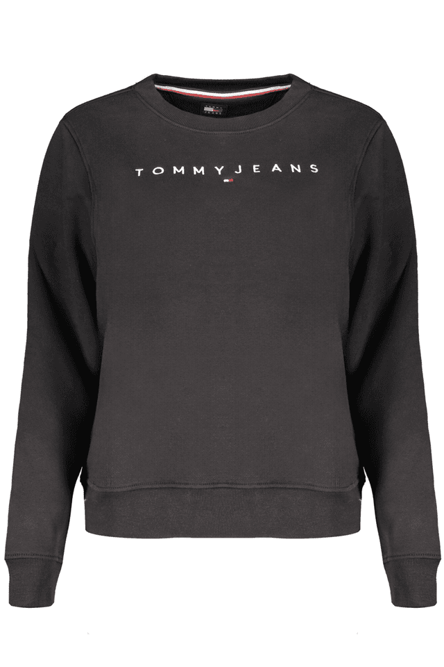 TOMMY HILFIGER FELPA SENZA ZIP DONNA NERO