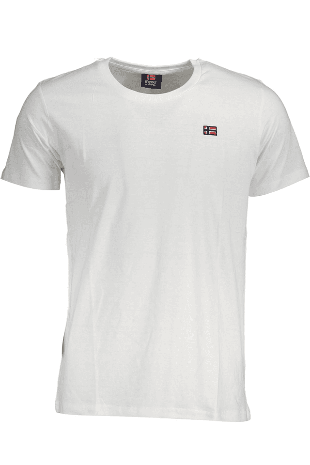 3948NORWAY 1963 T-SHIRT MANICHE CORTE UOMO BIANCO