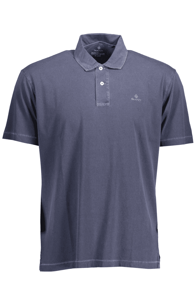 1731GANT POLO MANICHE CORTE UOMO BLU