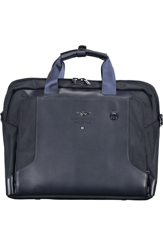 6738AERONAUTICA MILITARE CARTELLA UOMO BLU