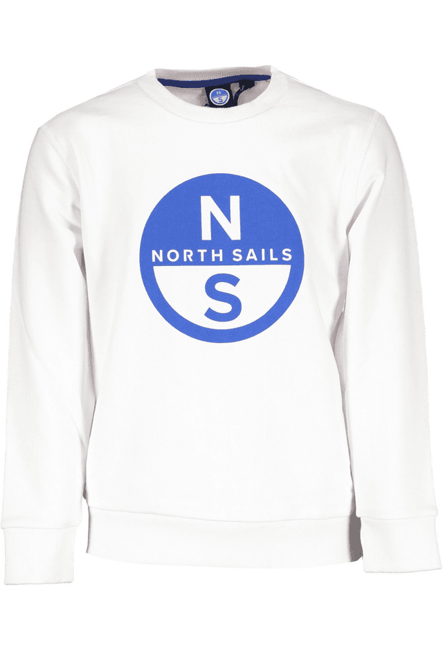 8403NORTH SAILS FELPA SENZA ZIP BAMBINO BIANCO