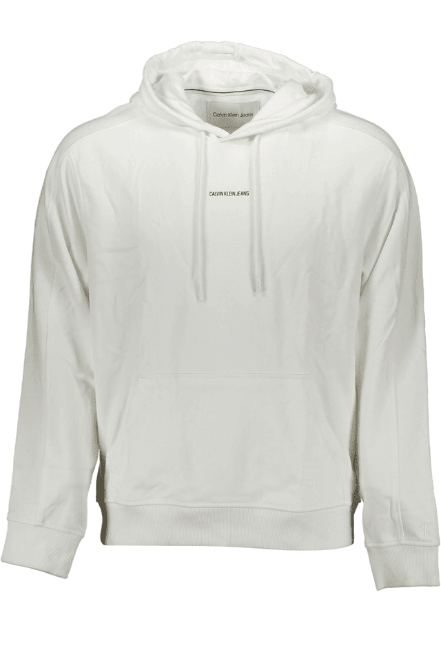 1261CALVIN KLEIN FELPA SENZA ZIP UOMO BIANCO