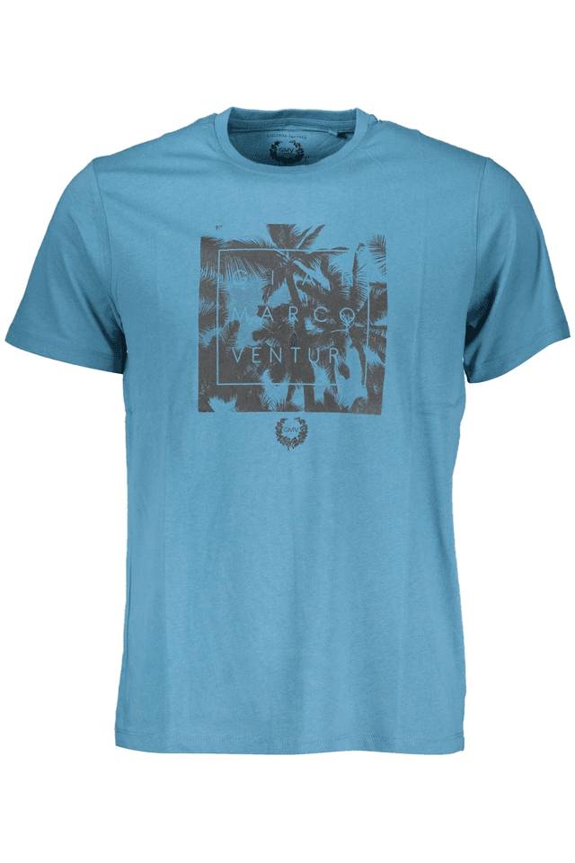 4051GIAN MARCO VENTURI T-SHIRT MANICHE CORTE UOMO BLU