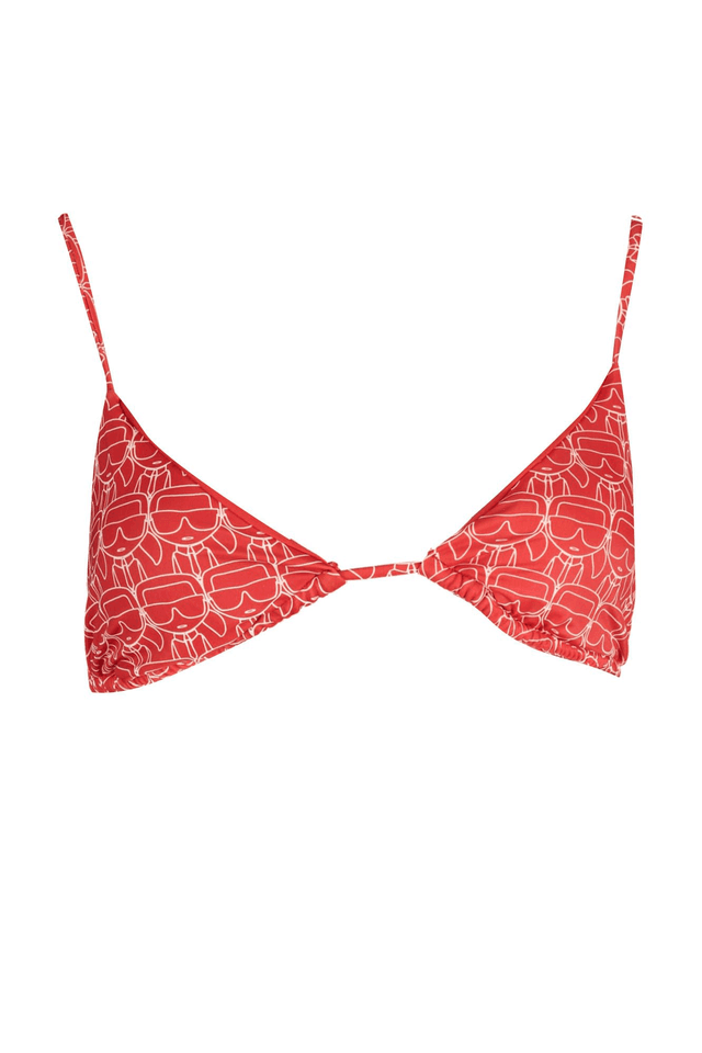 2931KARL LAGERFELD BEACHWEAR COSTUME PARTE SOPRA DONNA ROSSO