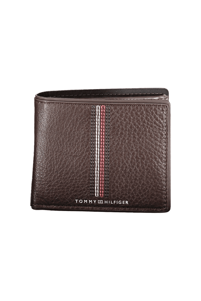 10423TOMMY HILFIGER PORTAFOGLIO UOMO MARRONE