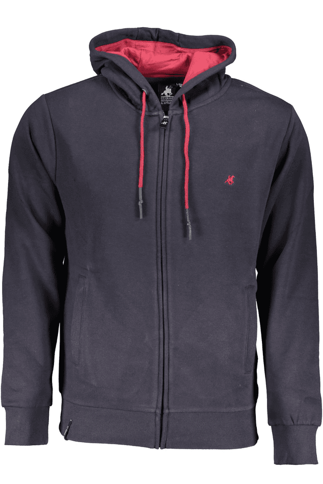 6636U.S. GRAND POLO FELPA CON ZIP UOMO BLU