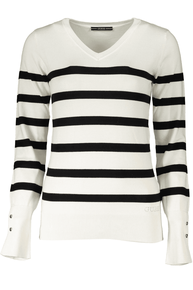 7534GUESS JEANS MAGLIA DONNA BIANCO