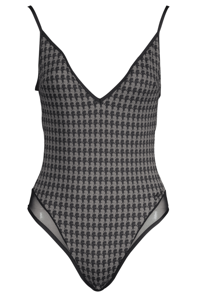 80KARL LAGERFELD BEACHWEAR COSTUME INTERO DONNA NERO