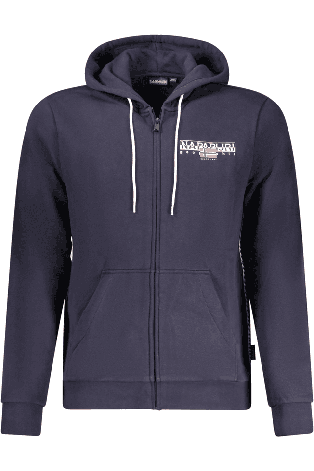 10354NAPAPIJRI FELPA CON ZIP UOMO BLU