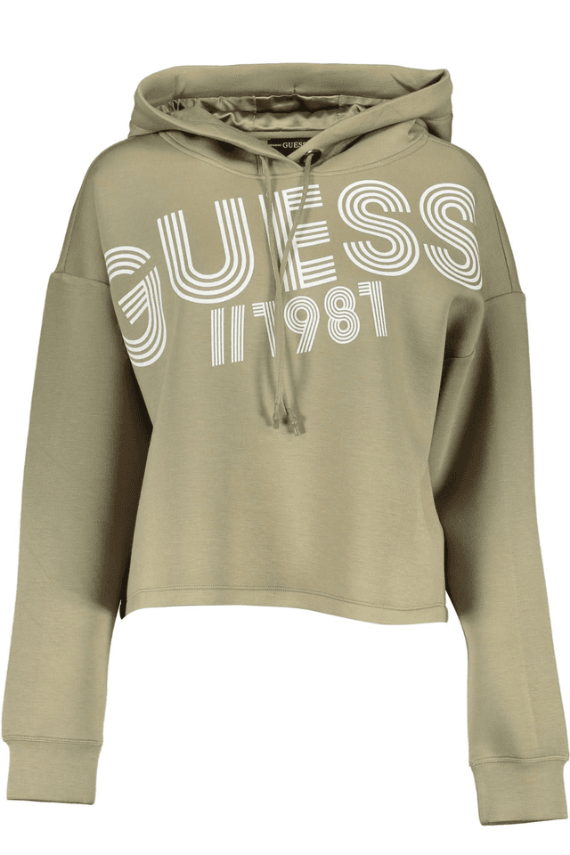 260GUESS JEANS FELPA SENZA ZIP DONNA VERDE
