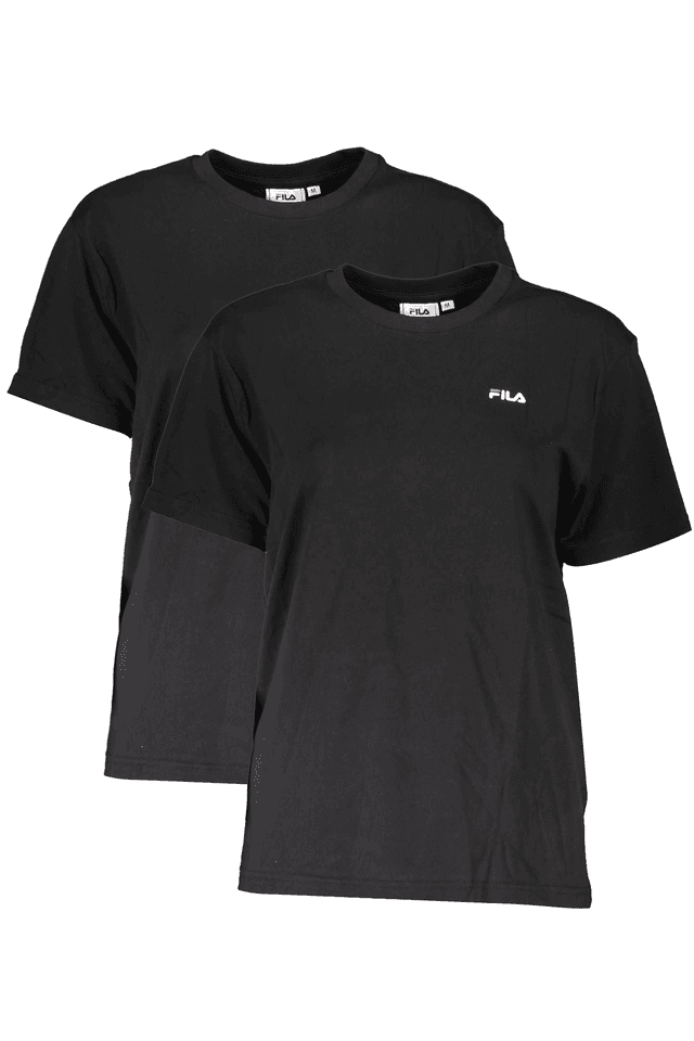 3502FILA T-SHIRT MANICHE CORTE DONNA NERO
