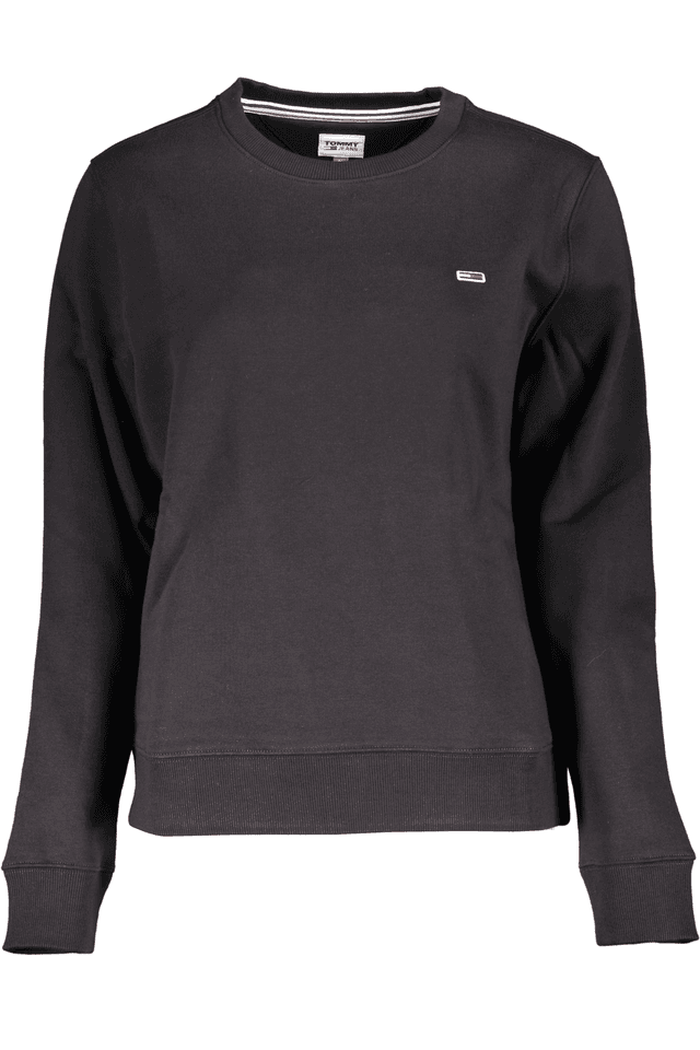 4805TOMMY HILFIGER FELPA SENZA ZIP DONNA NERO