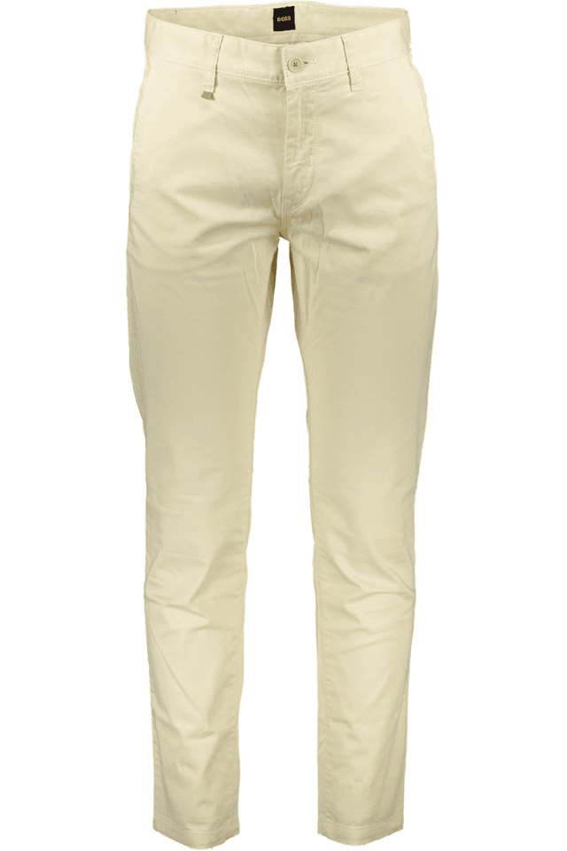 7439HUGO BOSS PANTALONE UOMO BEIGE