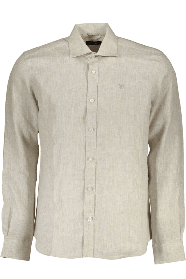 4283NORTH SAILS CAMICIA MANICHE LUNGHE UOMO BEIGE