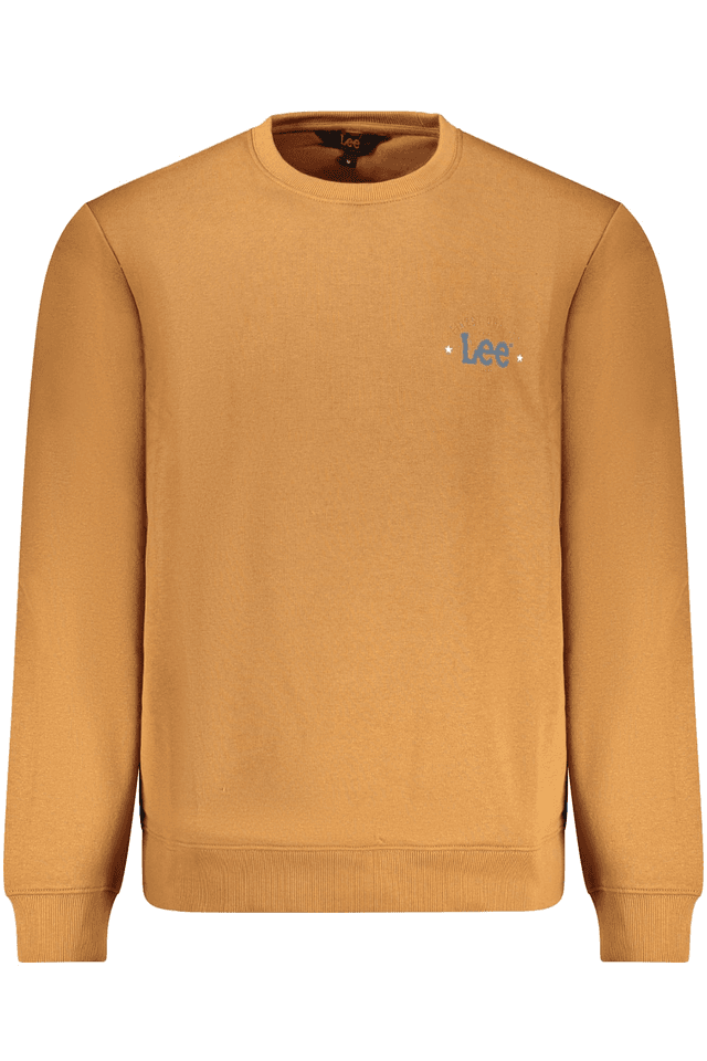 10266LEE FELPA SENZA ZIP UOMO MARRONE