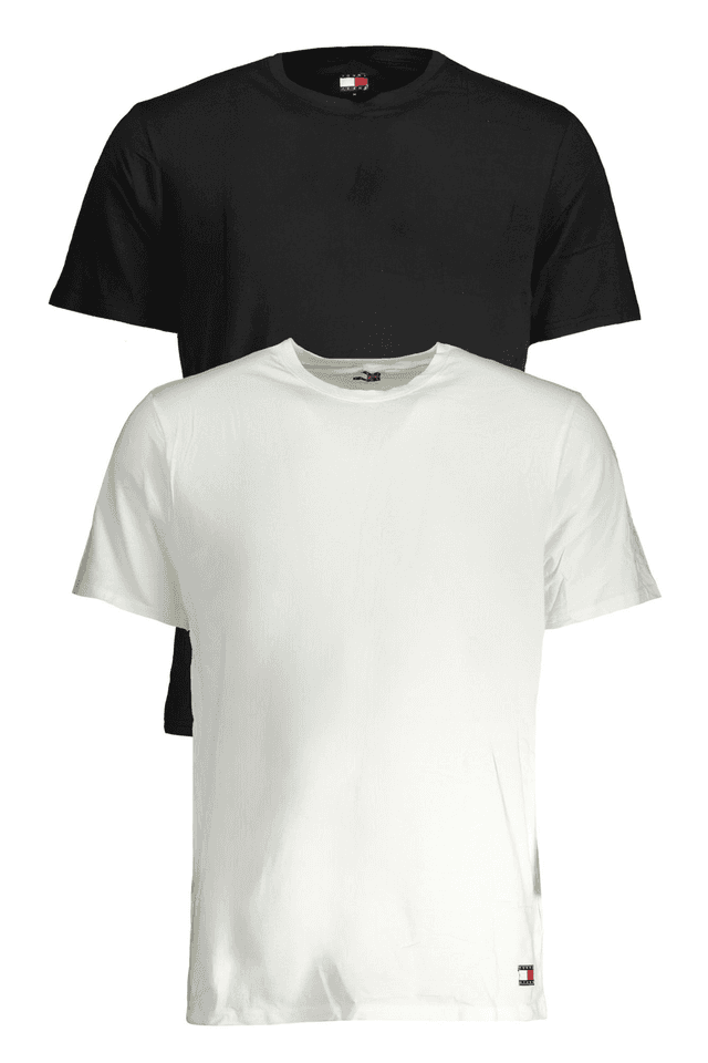 8844TOMMY HILFIGER T-SHIRT ESTERNABILE UOMO NERO