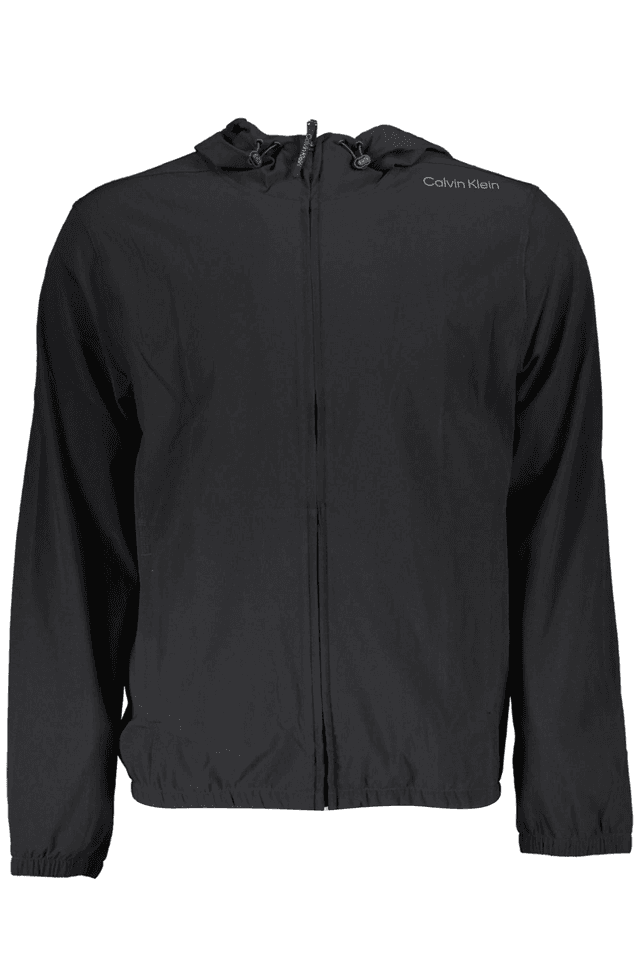 3185CALVIN KLEIN FELPA CON ZIP UOMO NERO
