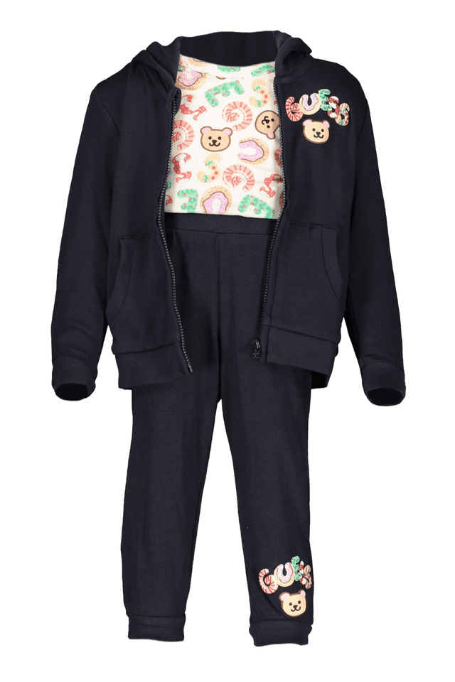 8102GUESS JEANS T-SHIRT MANICHE LUNGHE BAMBINO BLU