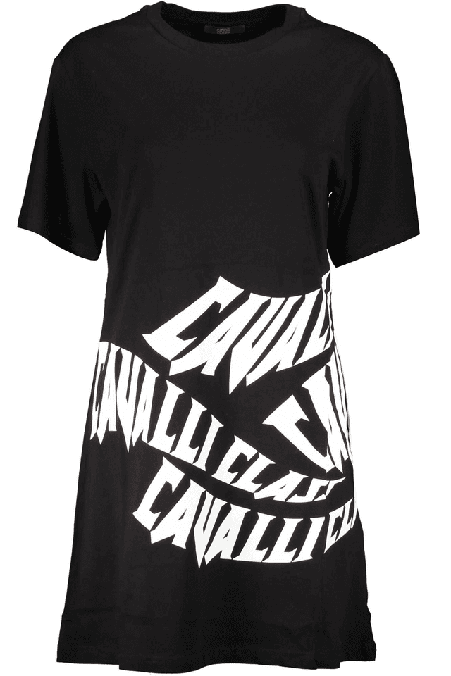 4089CAVALLI CLASS ABITO CORTO DONNA NERO