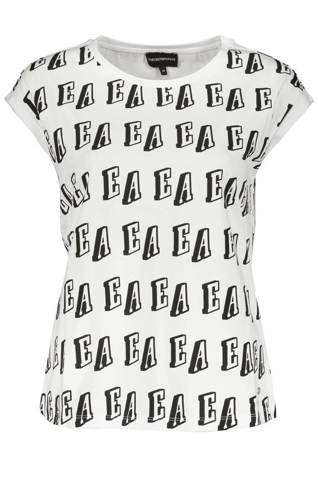 721EMPORIO ARMANI T-SHIRT SENZA MANICHE DONNA BIANCO