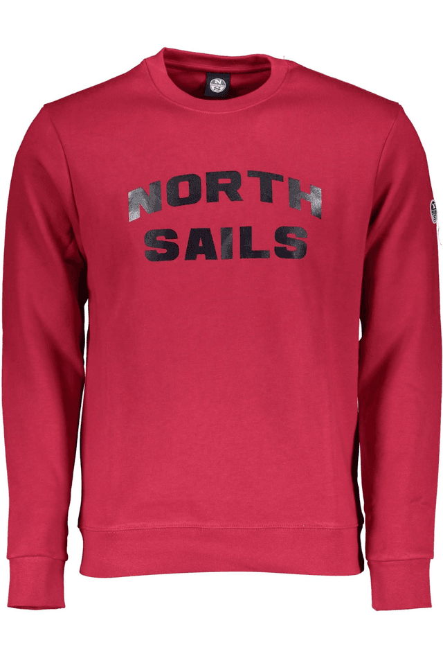 2412NORTH SAILS FELPA SENZA ZIP UOMO ROSSO