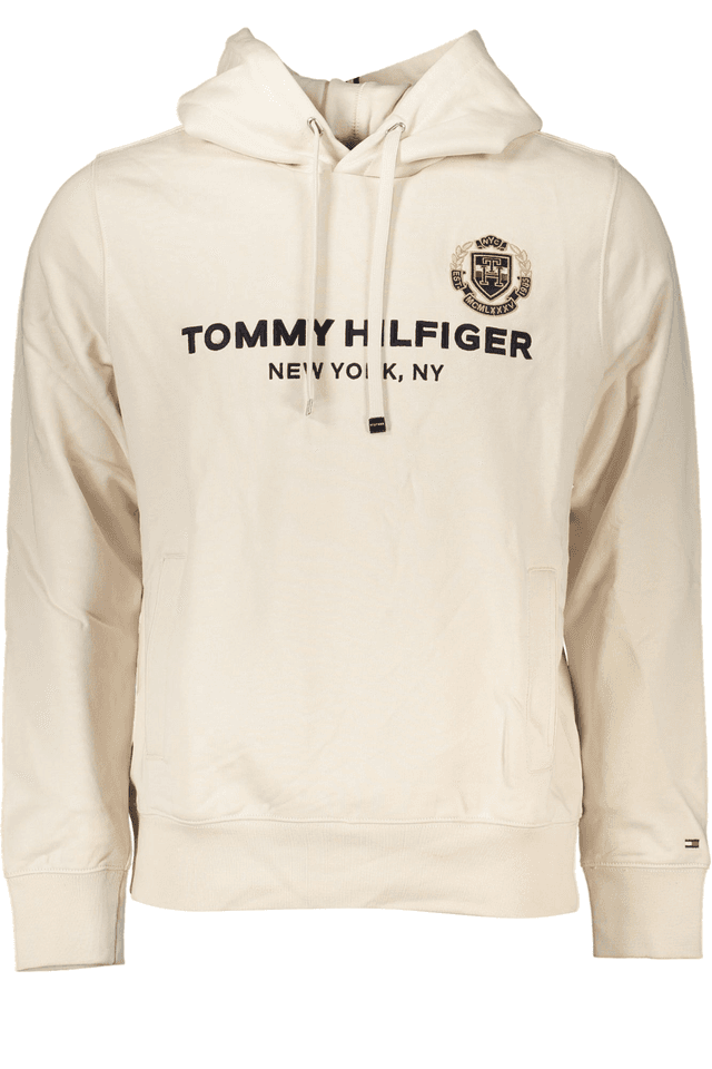 6982TOMMY HILFIGER FELPA SENZA ZIP UOMO BIANCO