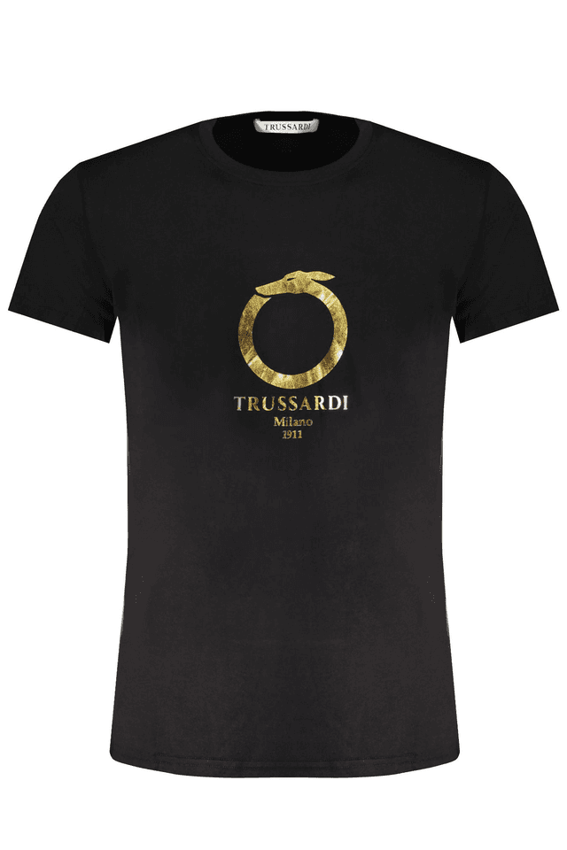 8881TRUSSARDI T-SHIRT MANICHE CORTE UOMO NERO