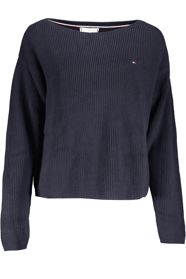 5873TOMMY HILFIGER MAGLIA DONNA BLU