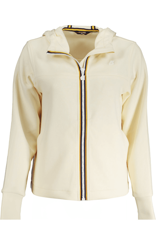 9154K-WAY FELPA CON ZIP DONNA BEIGE
